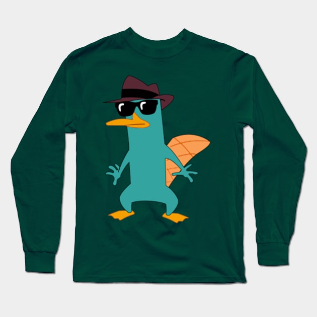 Cool Agent P Long Sleeve T-Shirt by LuisP96